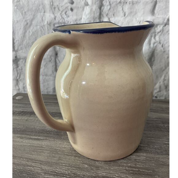 Marshall Pottery Rooster Pitcher Stoneware Farmhouse Signed - Picture 2 of 7